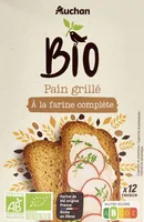 Pain grillé à la farine complète BIO