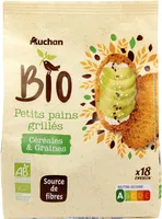 Petits Pains Grillés céréales et graines biologique