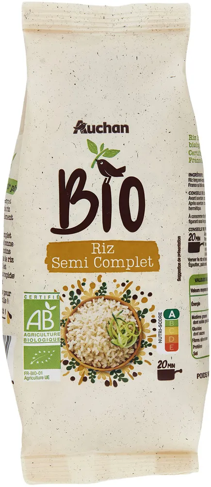 Riz semi-complet