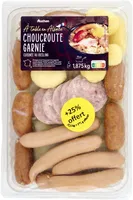 Choucroute garnie d'Alsace cuisinée au Riesling
