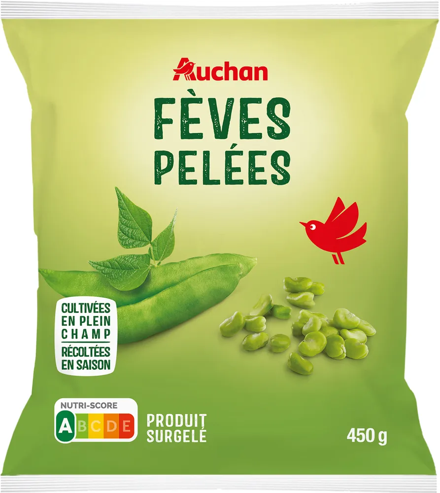Fèves pelées