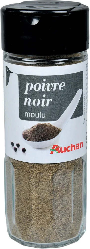 Poivre noir moulu