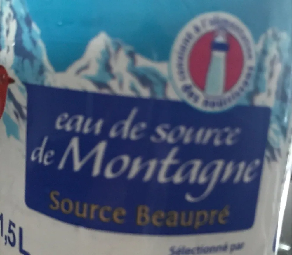 Eau de source de Montagne