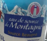 Eau de source de Montagne