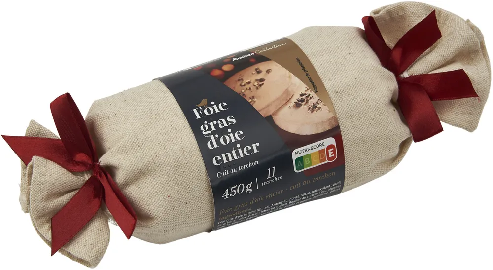 FOIE GRAS D'OIE ENTIER cuit au torchon