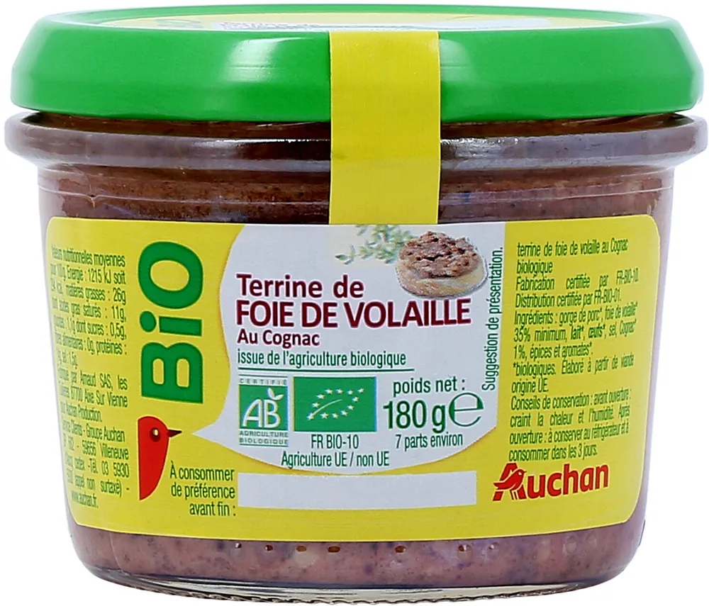 Terrine Foie de Volaille au cognac