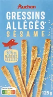 gressins sésame Allégés