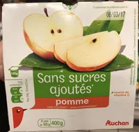 Sans sucres ajoutés Pomme