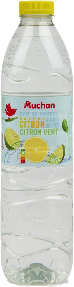 Eau de sourceSaveur citron citron vertSans sucres