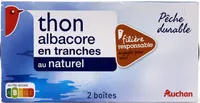Thon Albacore en tranches au naturel filière