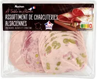 Assortiment de Charcuteries AlsaciennesPistaches, Olives et Lyon fine