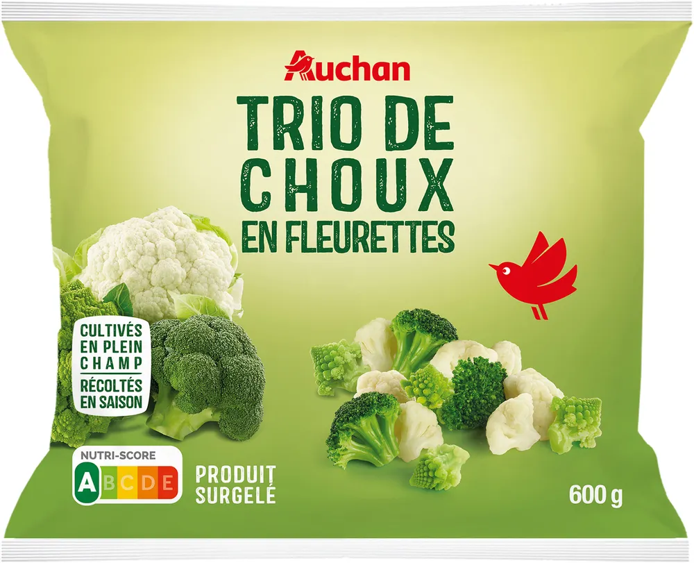 Trio de choux fleurettes