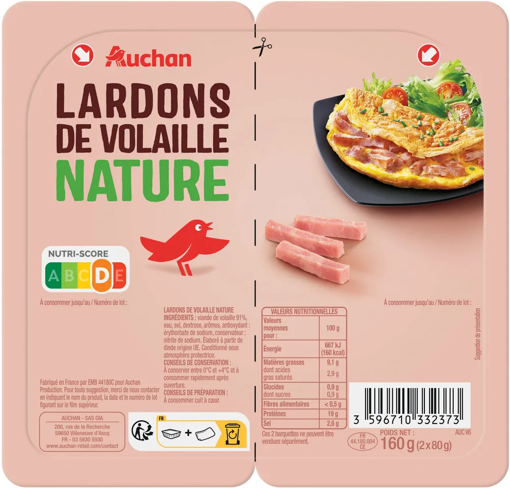 Lardons de Volaille Nature