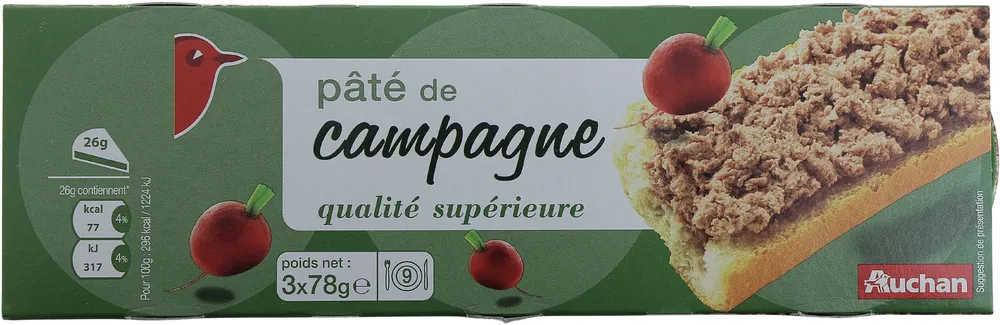Pâté de campagne qualité supérieure