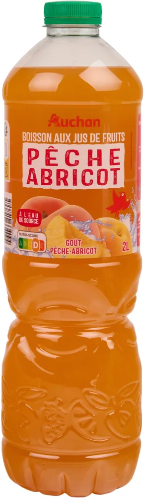Pêche Abricot - boisson aux jus de fruits - à l'eau de source
