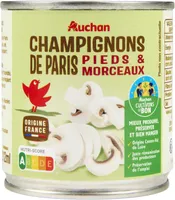 Champignons de Paris pieds et morceaux