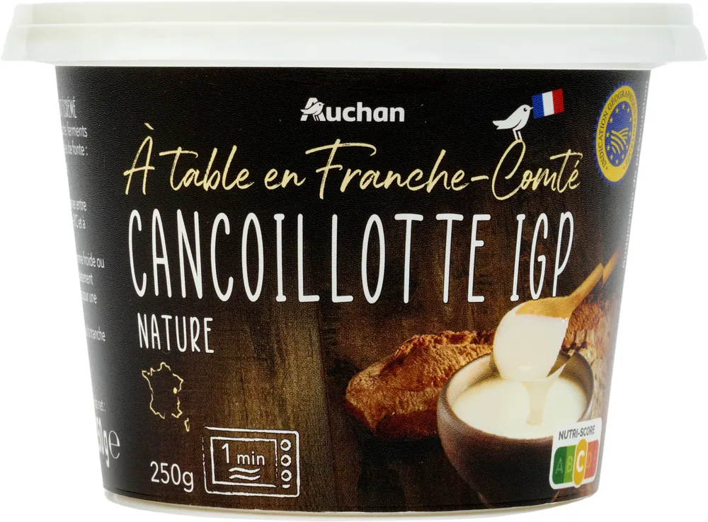 Cancoillotte NatureIndication Géographique Protégée