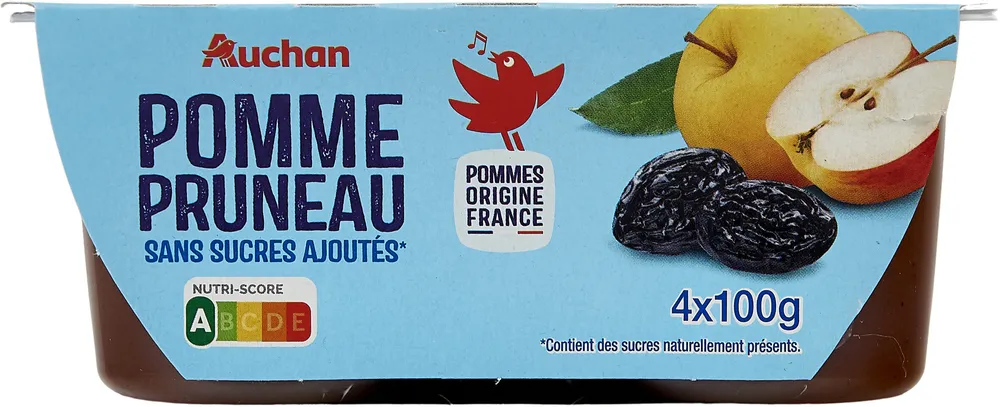 Pomme pruneau sans sucres ajoutés**Contient des sucres naturellement présents.