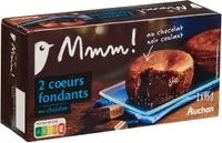 Mmm! 2 coeurs fondants Astuce sur le facing: au chocolat belge