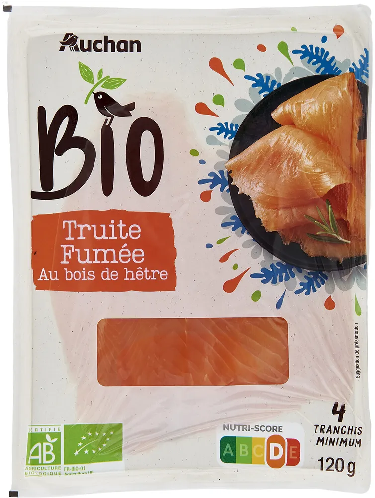 truite fumée au bois de hêtre BIO