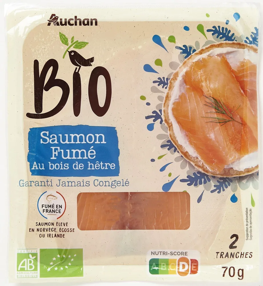 Saumon fumé au bois de hêtre