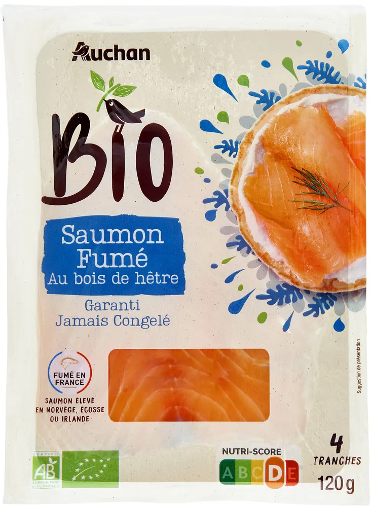Saumon fumé au bois de hêtre