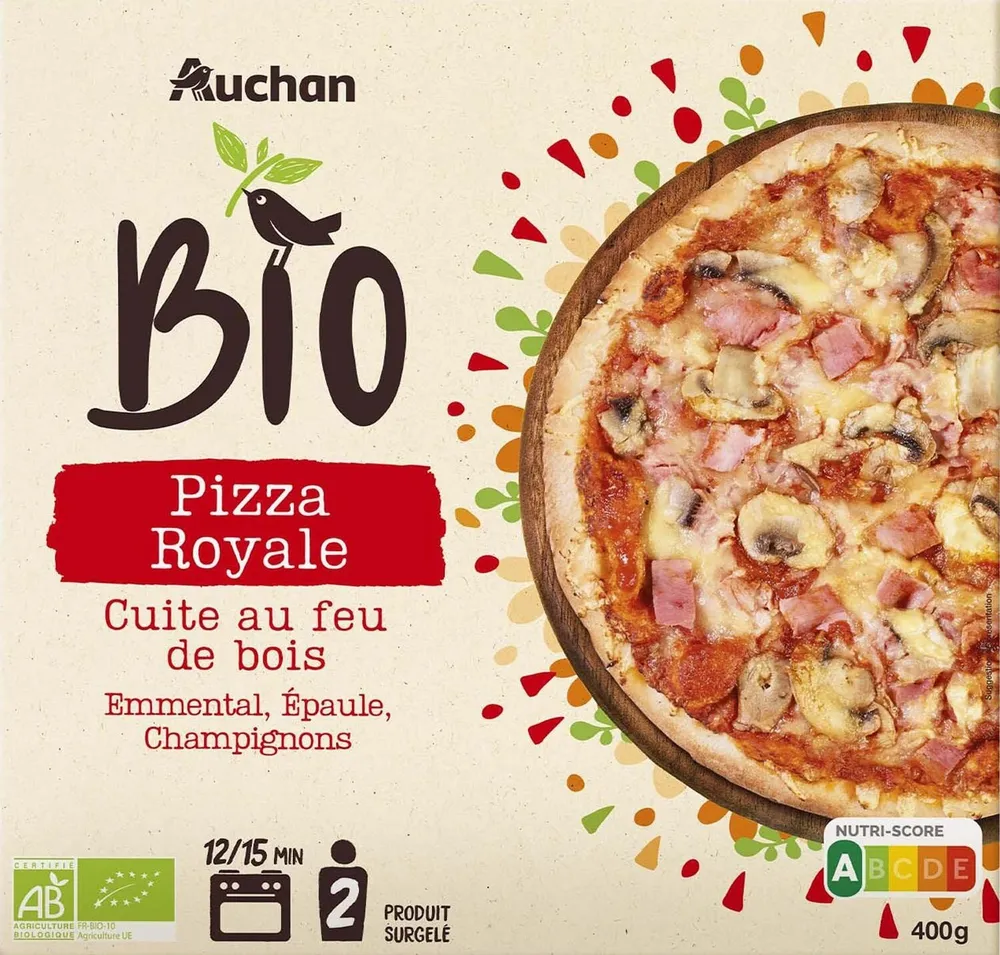 Pizza Royale Bio cuite au feu de bois
