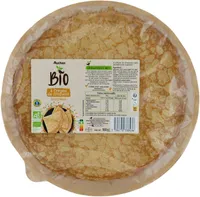 4 crêpes de froment sucrées issues de l'agriculture biologique