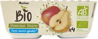sans sucres ajoutés* POMME POIREissu de l'agriculture biologique * conformément à la réglementation en vigueur. Contient des sucres naturellement présents.