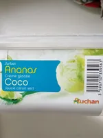Sorbet ananas coco citron vert