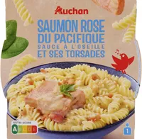 Saumon rose du Pacifique sauce à l'oseille et ses torsades