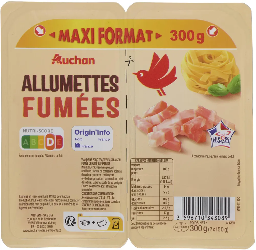 Allumettes fumées