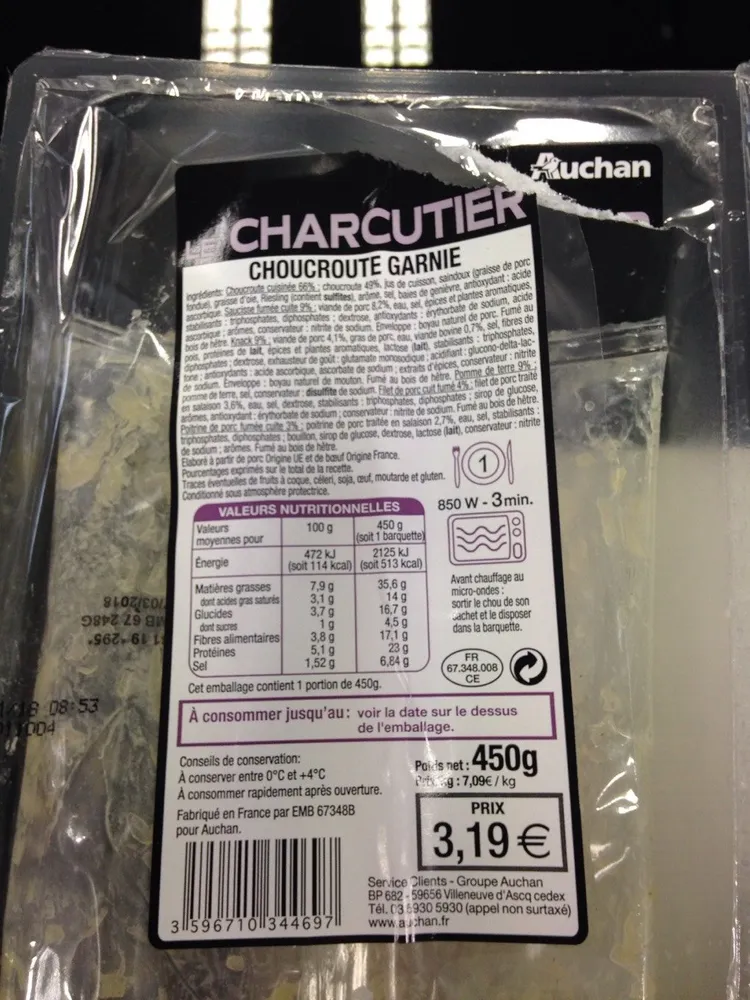 choucroute garnie