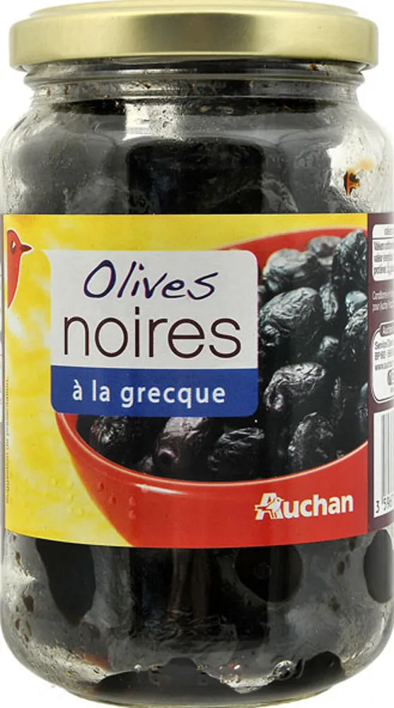 Olives noires à la grecque