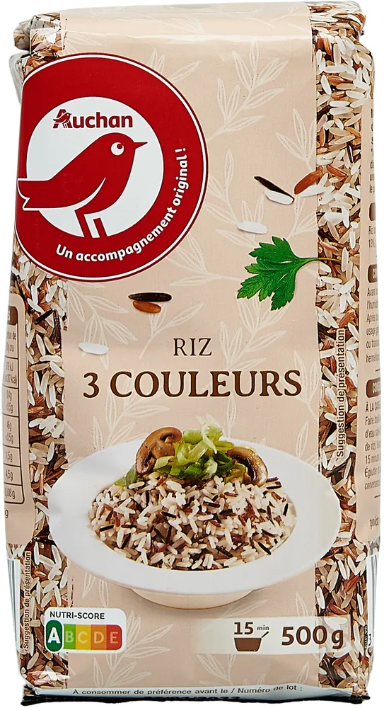 Riz 3 couleurs