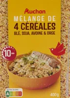 Mélange de 4 céréales blé, soja, avoine et orge