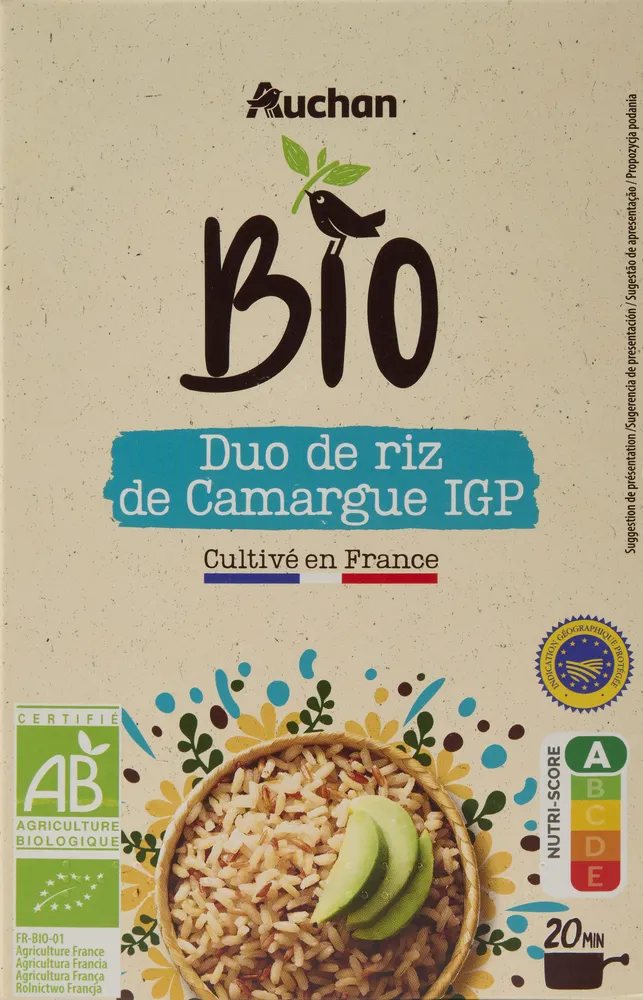 Duo de riz de Camargue IGP