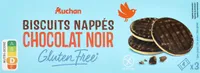 Biscuits nappés au chocolat noir sans gluten