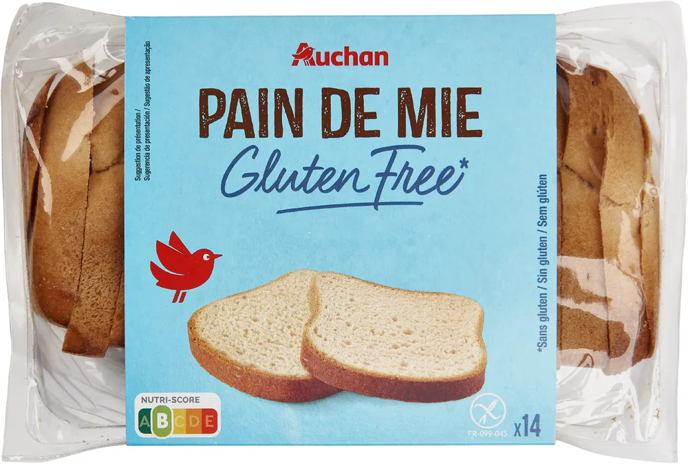 Pain de mie sans gluten