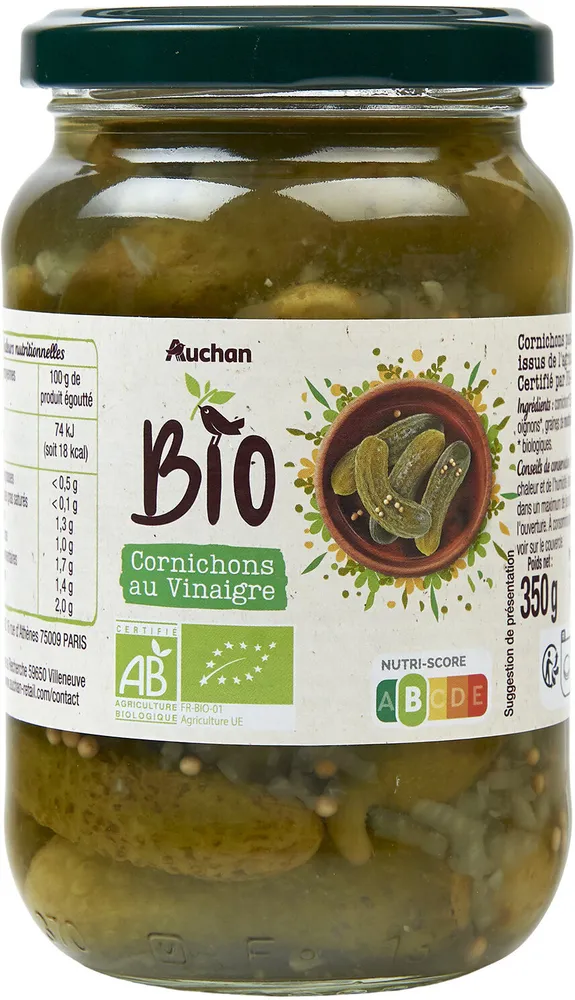 Cornichons au vinaigre
