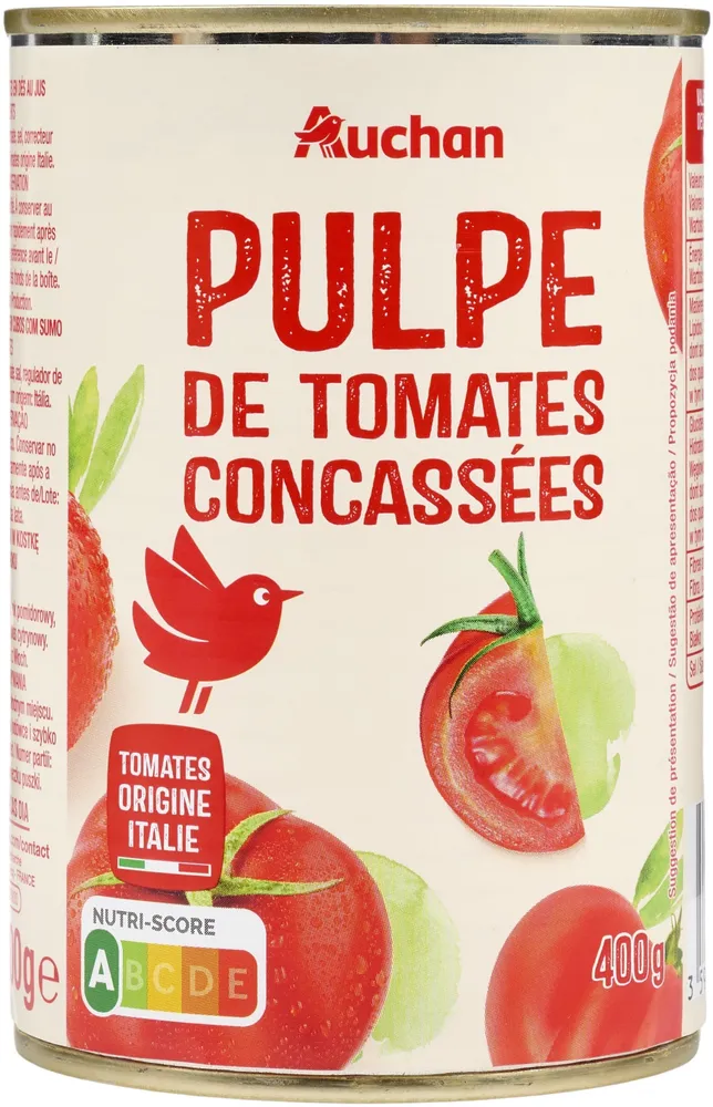 Pulpe de tomates concassées