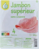 Jambon supérieur découenné - degraissé