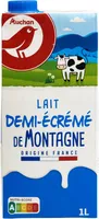 Lait demi-écrémé de montagne