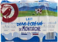 Lait demi-écrémé de montagne