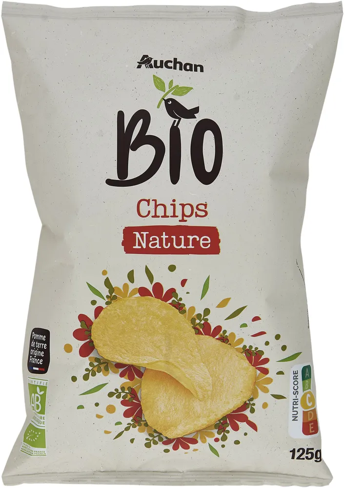 Auchan Bio Chips Nature