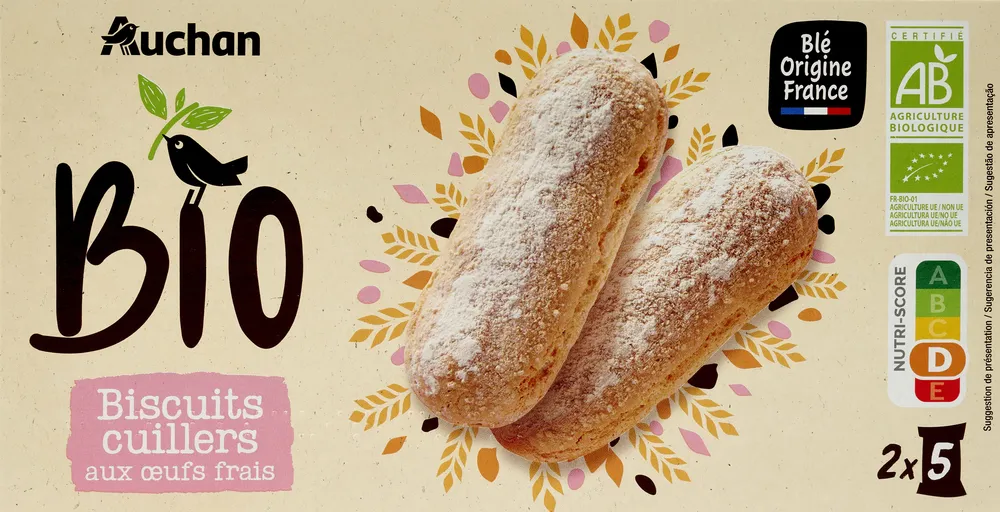 Biscuits cuillers aux œufs frais