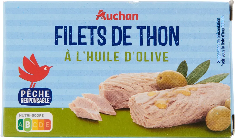 Filets de thon à l'huile d'olive