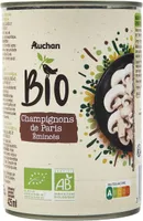 Champignons de Paris émincés biologiques