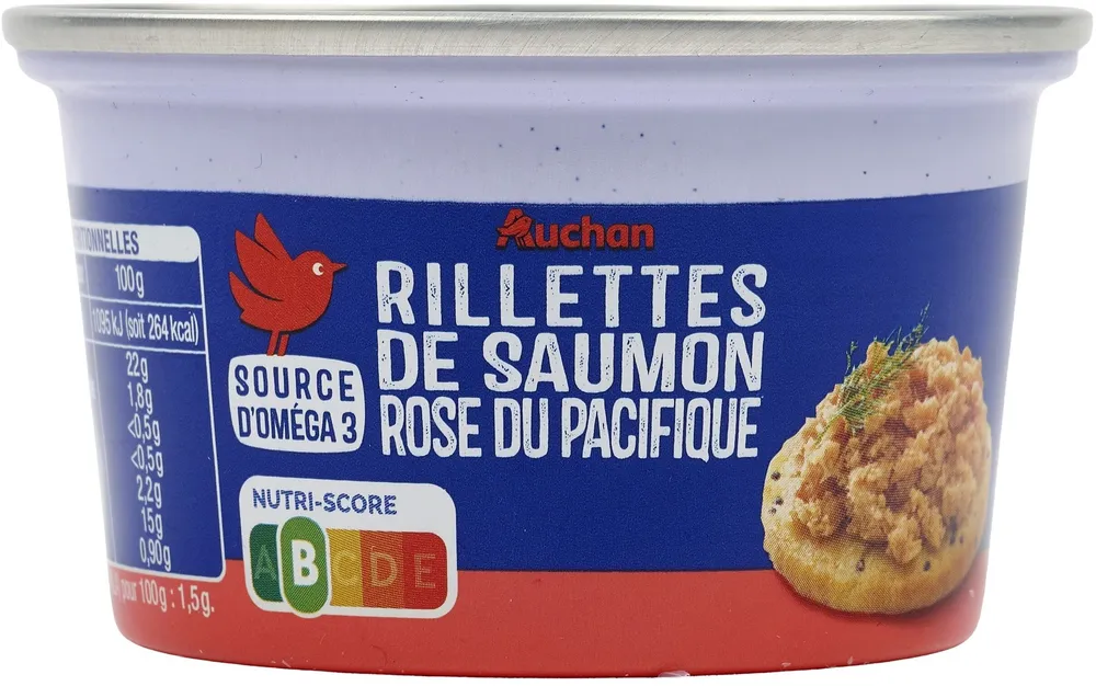 Rillettes de saumon rose du Pacifique