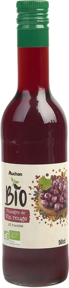Vinaigre de vin rouge 6% d'acidité
